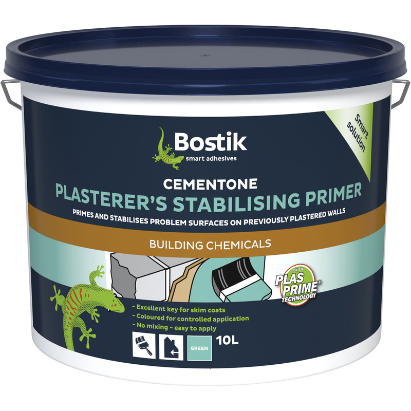 Make your plastering tasks a breeze with this handy primer from Bostik. Specially designed to stabilise surfaces prior to applying new plaster