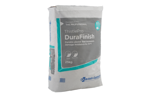 ThistlePro DuraFinish offers 60% more impact resistance than standard plaster, meaning it keeps walls looking smooth and clean in busy areas.