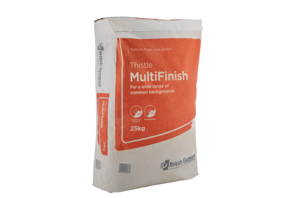 Thistle MultiFinish give an excellent finish, whatever the background. The UKs most popular plaster.